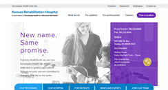 Desktop Screenshot of kansasrehabhospital.com